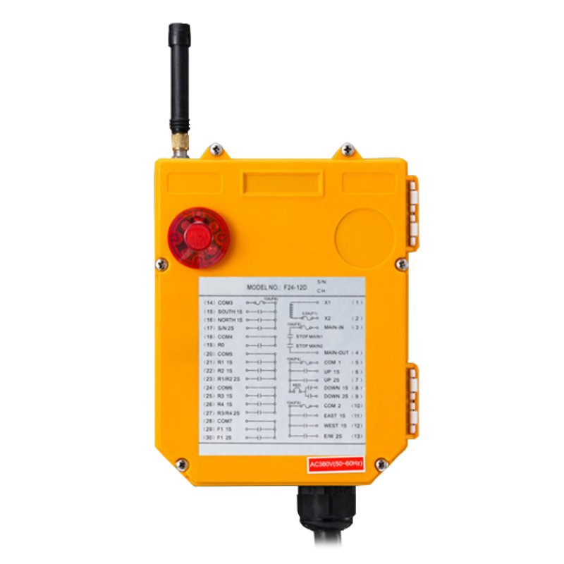 Ex-factory price 433mhz F24-12S 24V 220V 380V industrial Radio 12 button wireless hydraulic crane Electric Hoist remote control