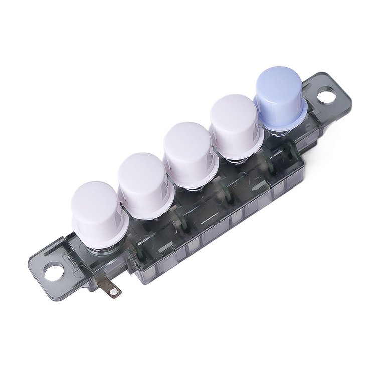 Customized 5 key 4 speed button push button keyboard switches for juicer