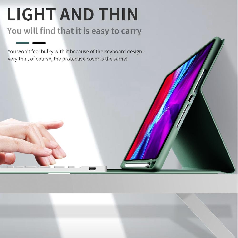 Keyboard Case For ipad Pro 11"2020 With PU Leather