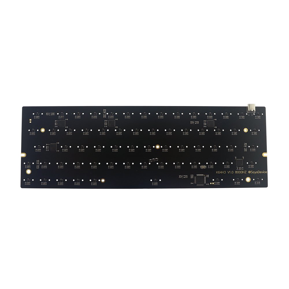 Rapid Trigger Keyboard DIY Module PCB K64H3 Customized Hot Swap Magnetic Switches Gaming Keyboard 64 Keys