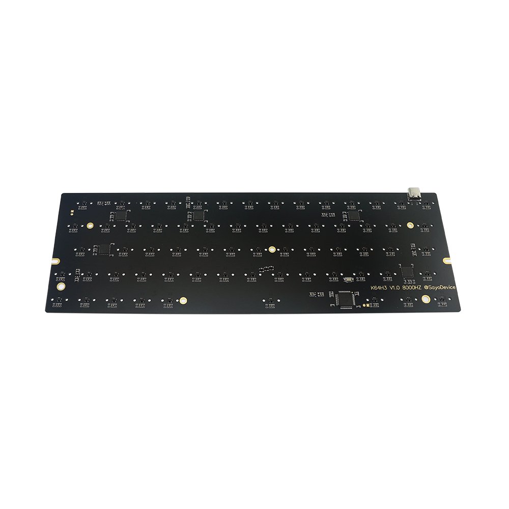 Rapid Trigger Keyboard DIY Module PCB K64H3 Customized Hot Swap Magnetic Switches Gaming Keyboard 64 Keys