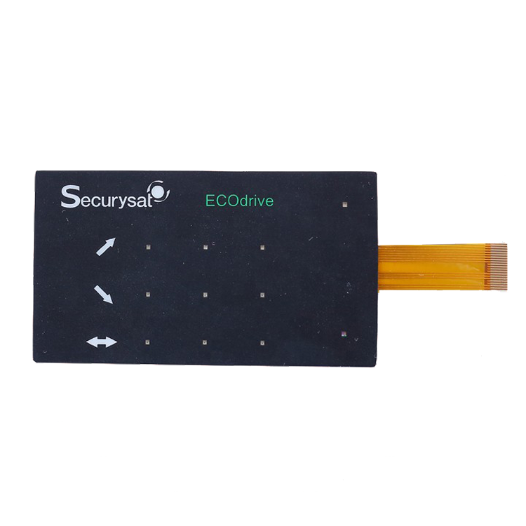 high quality OEM FPC membrane switch and metal dome embossed button membrane keypad with leds