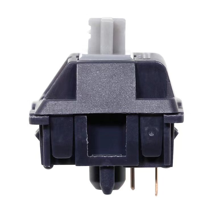 Emogogo Silver Gray 1 switch 5 pin 62g polymer nylon shell POM axle gold-plated spring mechanical keyboard switches