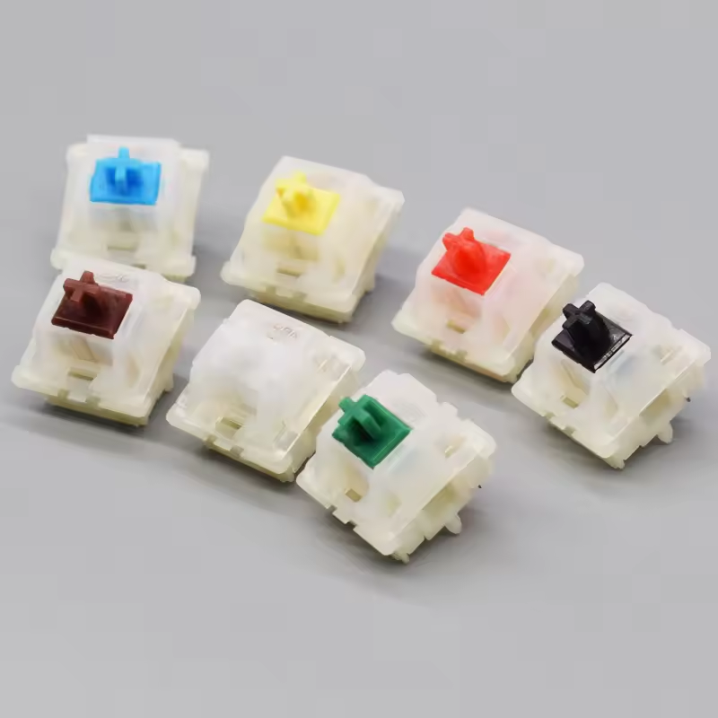 Factory Wholesale Customize OEM DIY Gateron KS-3 X1 linear 5 Pin Gaming Milky Yellow Pro Mechanical Keyboard Switch