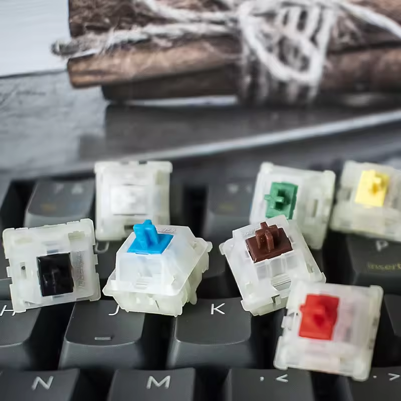 Factory Wholesale Customize OEM DIY Gateron KS-3 X1 linear 5 Pin Gaming Milky Yellow Pro Mechanical Keyboard Switch