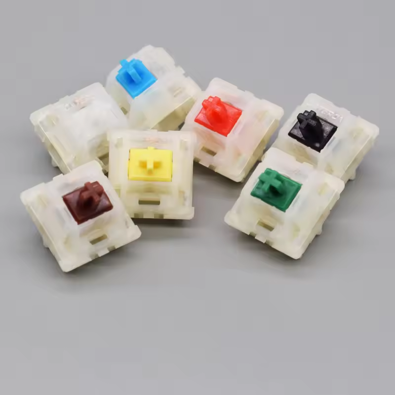 Factory Wholesale Customize OEM DIY Gateron KS-3 X1 linear 5 Pin Gaming Milky Yellow Pro Mechanical Keyboard Switch