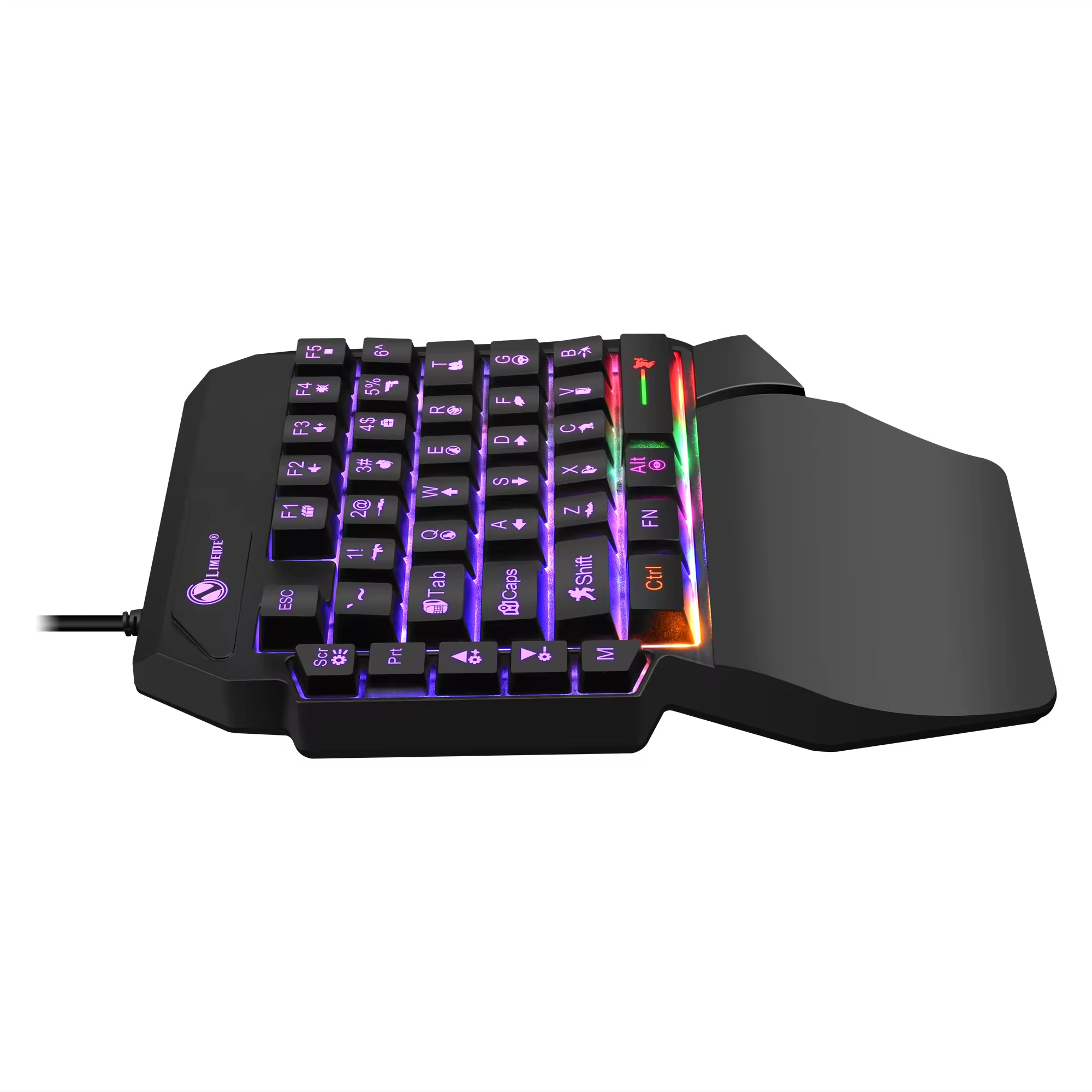 Mechanical Portable One Hand Wired Gaming Keyboard For Gaming Accessories Wired Keyboard for PC desktop gaming mini keyboard