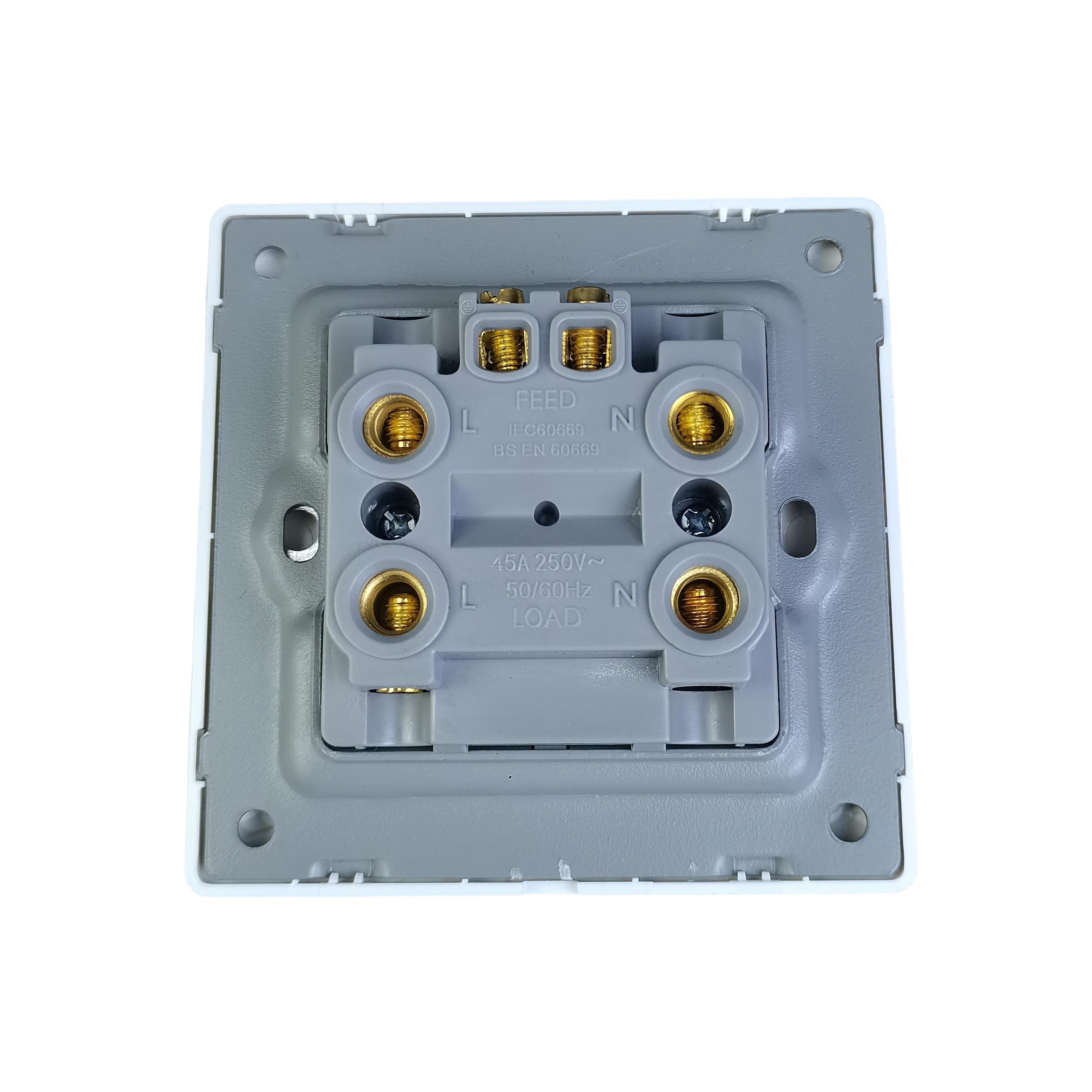 Wall Smart Switch conmutador de lus Electrical And Socket With Light Cover Glass Power Window 2 Way Gang Wifi Smart Switch Case