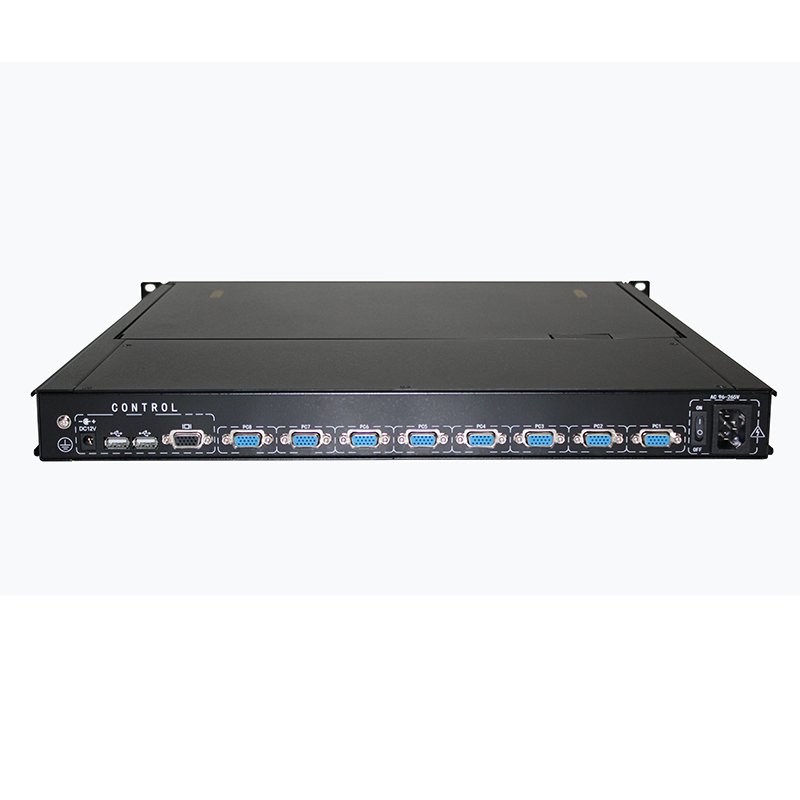 KVM-1500MU series 15 inch LED HD drawer over IP CAT5 1port/4ports/8portS/16ports