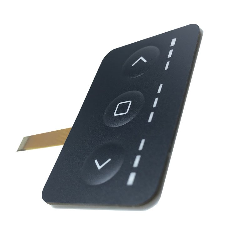 Customized 3M adhesive LED backlight waterproof membrane switch supplier