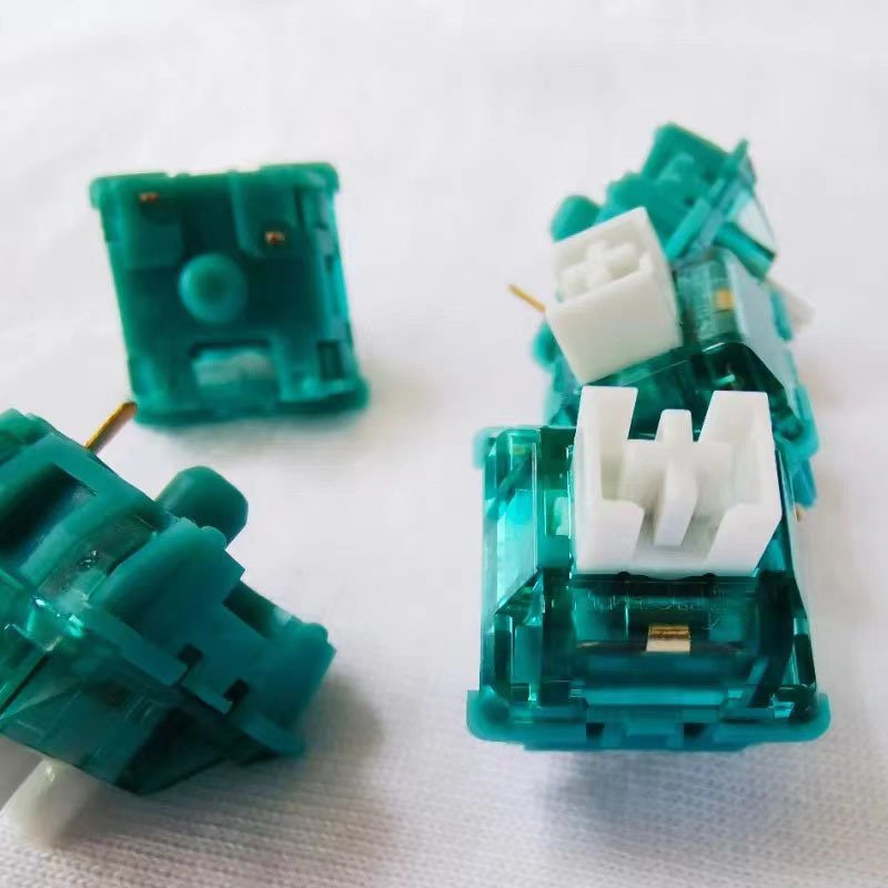 Weikay Hot-Swappable Magnetic Bluish Green RGB Keyboard Switches Genre Keyboard Switches