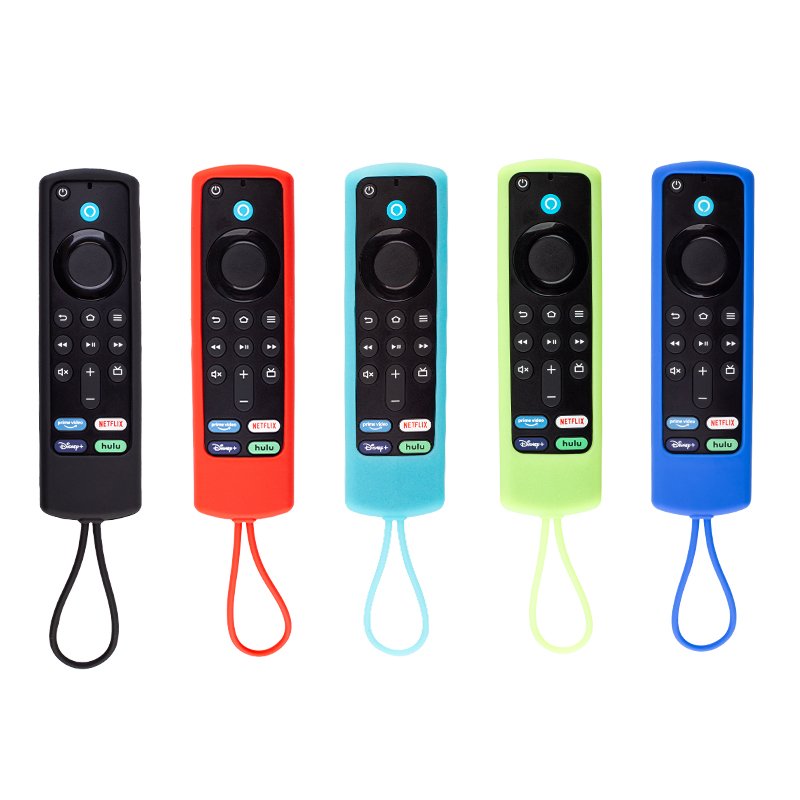 Positive Feedback TVs Mini Keyboard Case Cover Small Waterproof Silicone Case Shell Protecting for Amazon Fire tv Remote Control