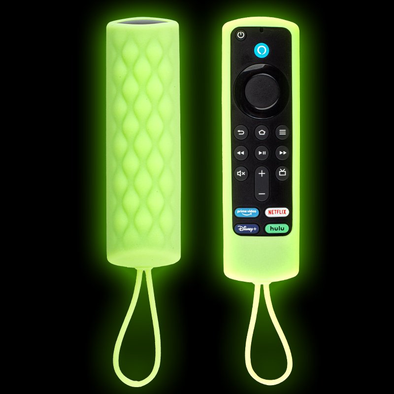 Positive Feedback TVs Mini Keyboard Case Cover Small Waterproof Silicone Case Shell Protecting for Amazon Fire tv Remote Control