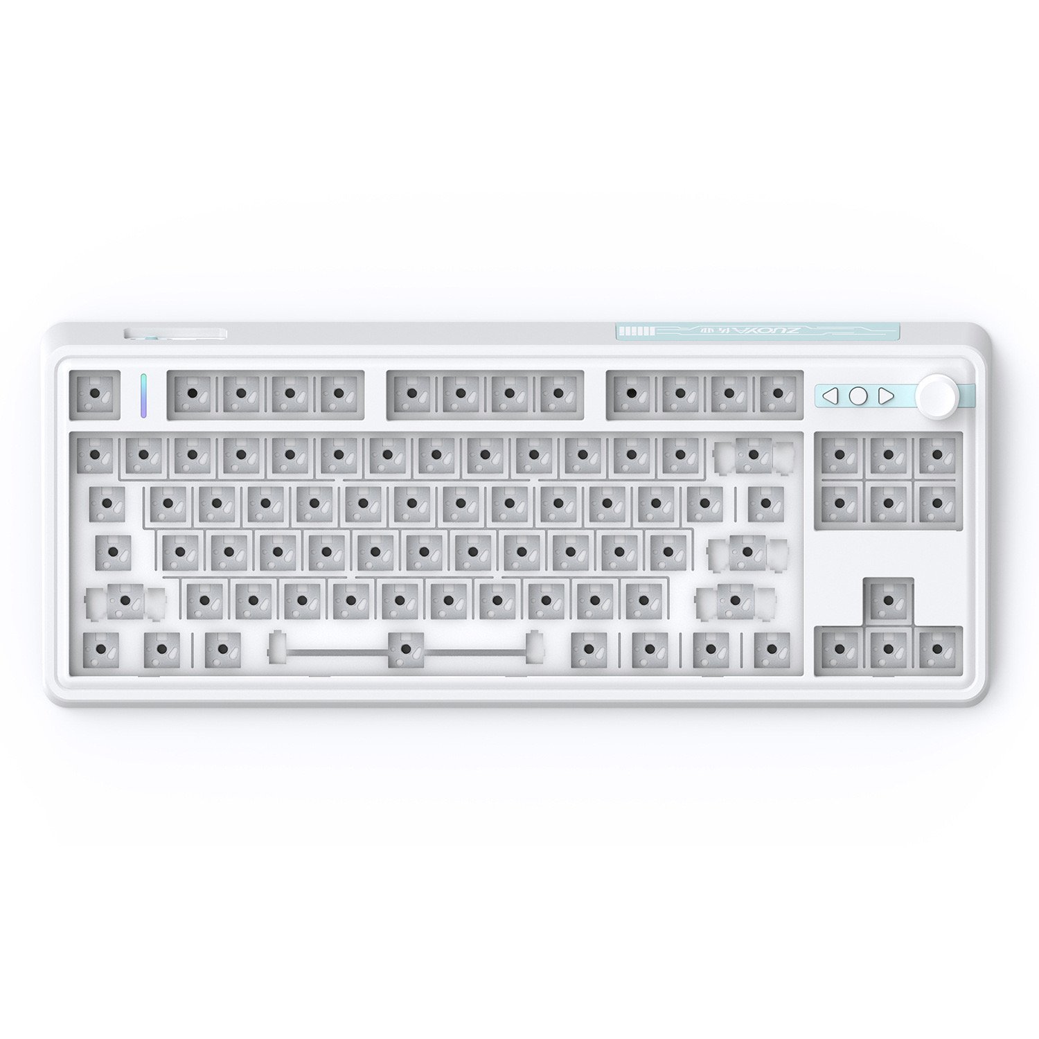 ZUOYA LS01 Gamer Keyboard Kit Hot-Swap 3Mode USB/2.4G/Bluetooth Wireless Keyboard RGB Backlit Gasket Structure