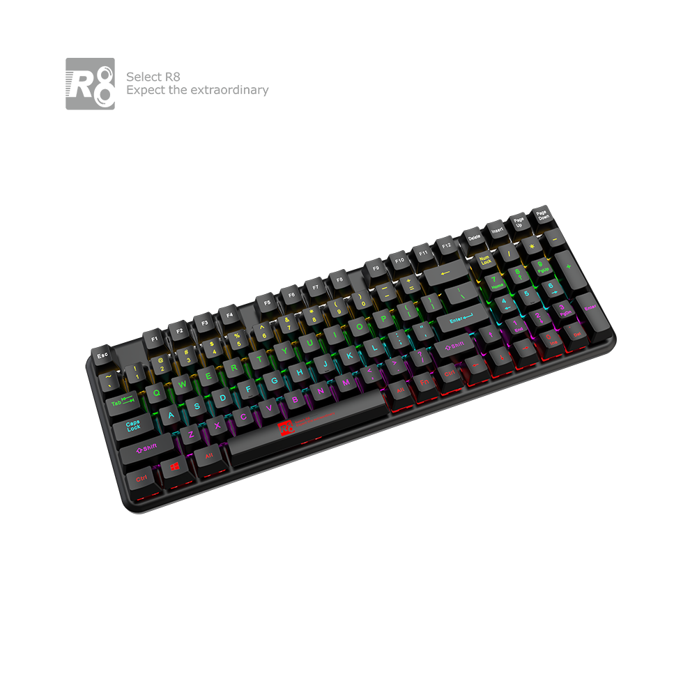 OEM 98 Keys Hot Sale Wired Wireless BT 2.4G RGB Swappable Green Blue Black Red Brown Switch Gaming Mechanical Keyboard For PC