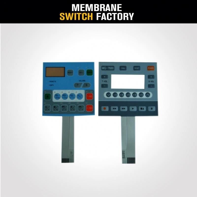 new design numeric membrane switch non tactile buttons keypad