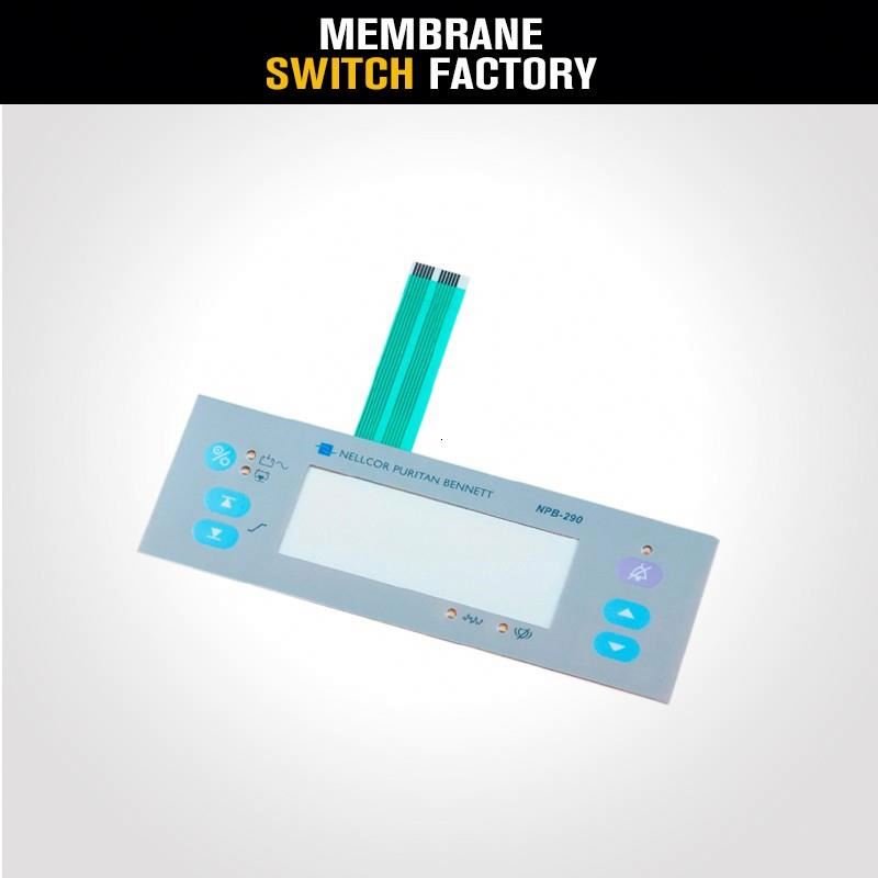 new design numeric membrane switch non tactile buttons keypad