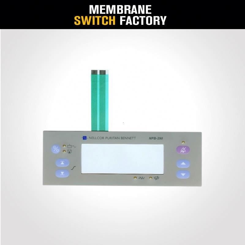 new design numeric membrane switch non tactile buttons keypad