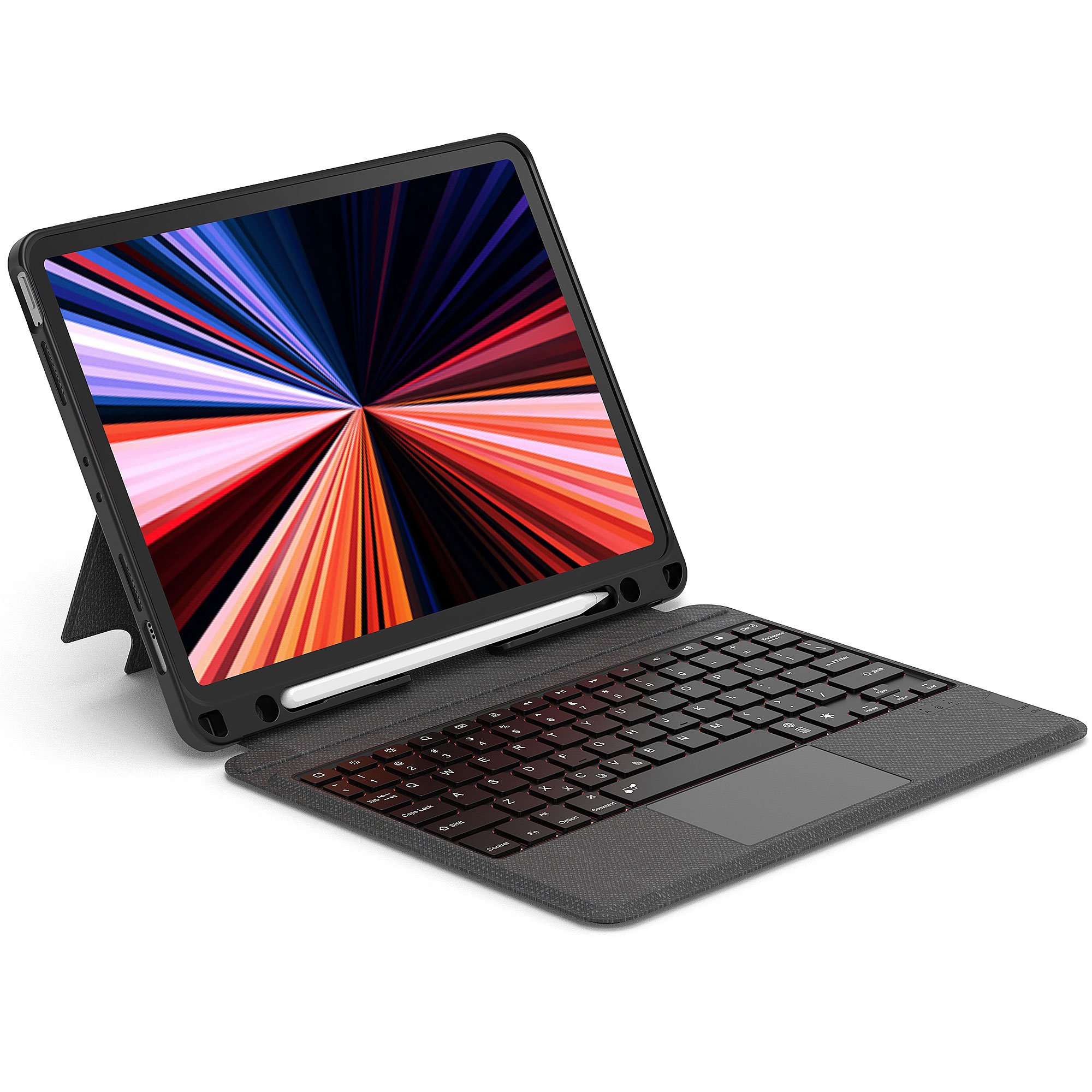 WiWU Customized Detachable Keyboard Case 12.9 Inch Hot Sale Unimpeded Charging Zero Burden Trackpad Gestures Touch For iPad