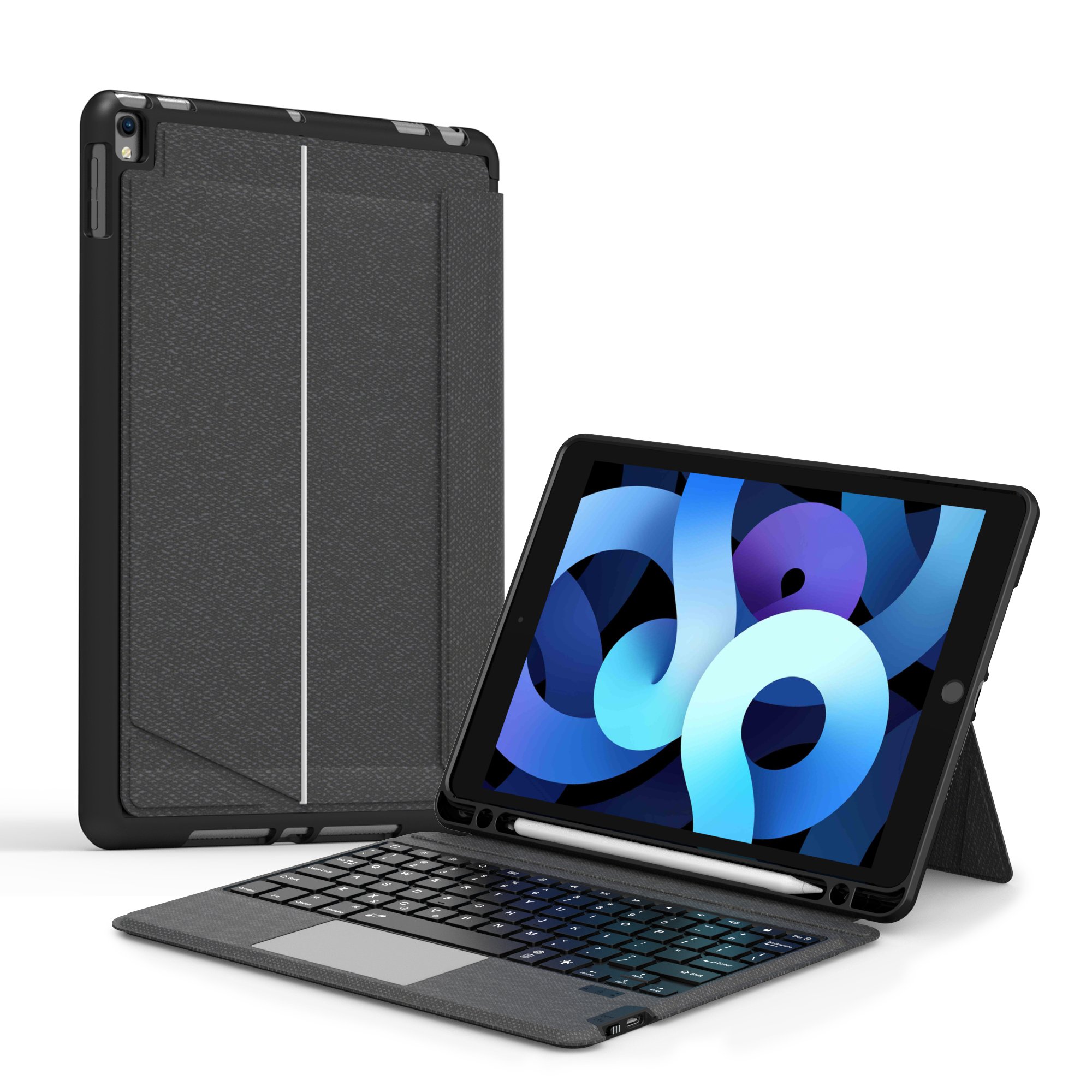 WiWU Customized Detachable Keyboard Case 12.9 Inch Hot Sale Unimpeded Charging Zero Burden Trackpad Gestures Touch For iPad