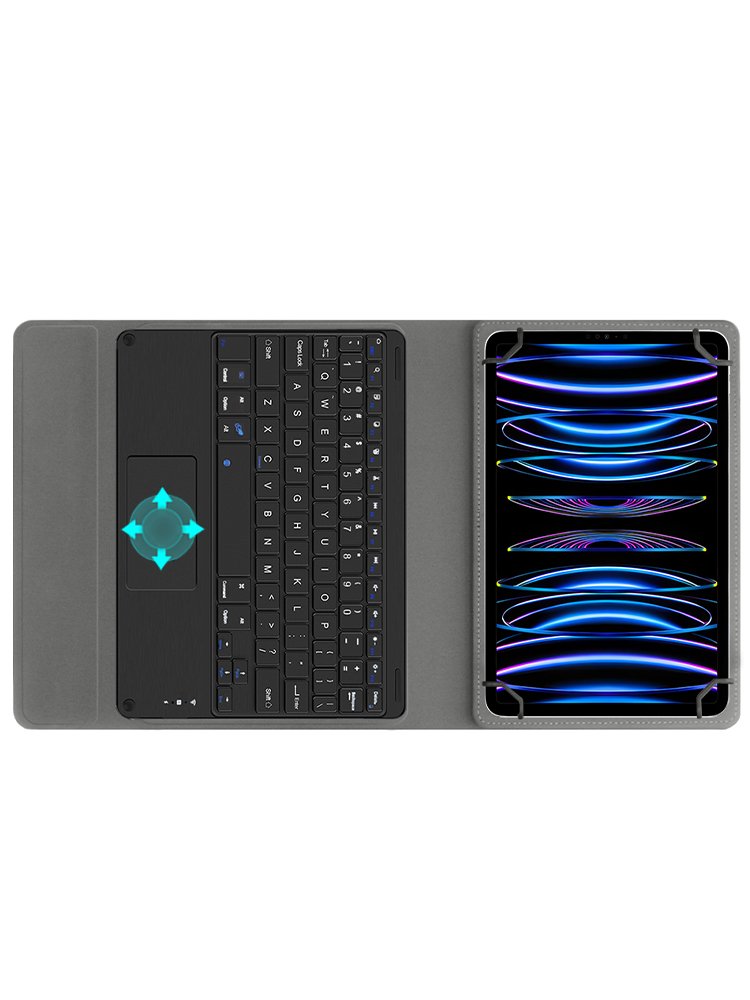 Universal wireless Keyboard case for 7-11inch tablet for Nokia TCL Chuwi Blackview Google cover with wireless keyboard touchpad