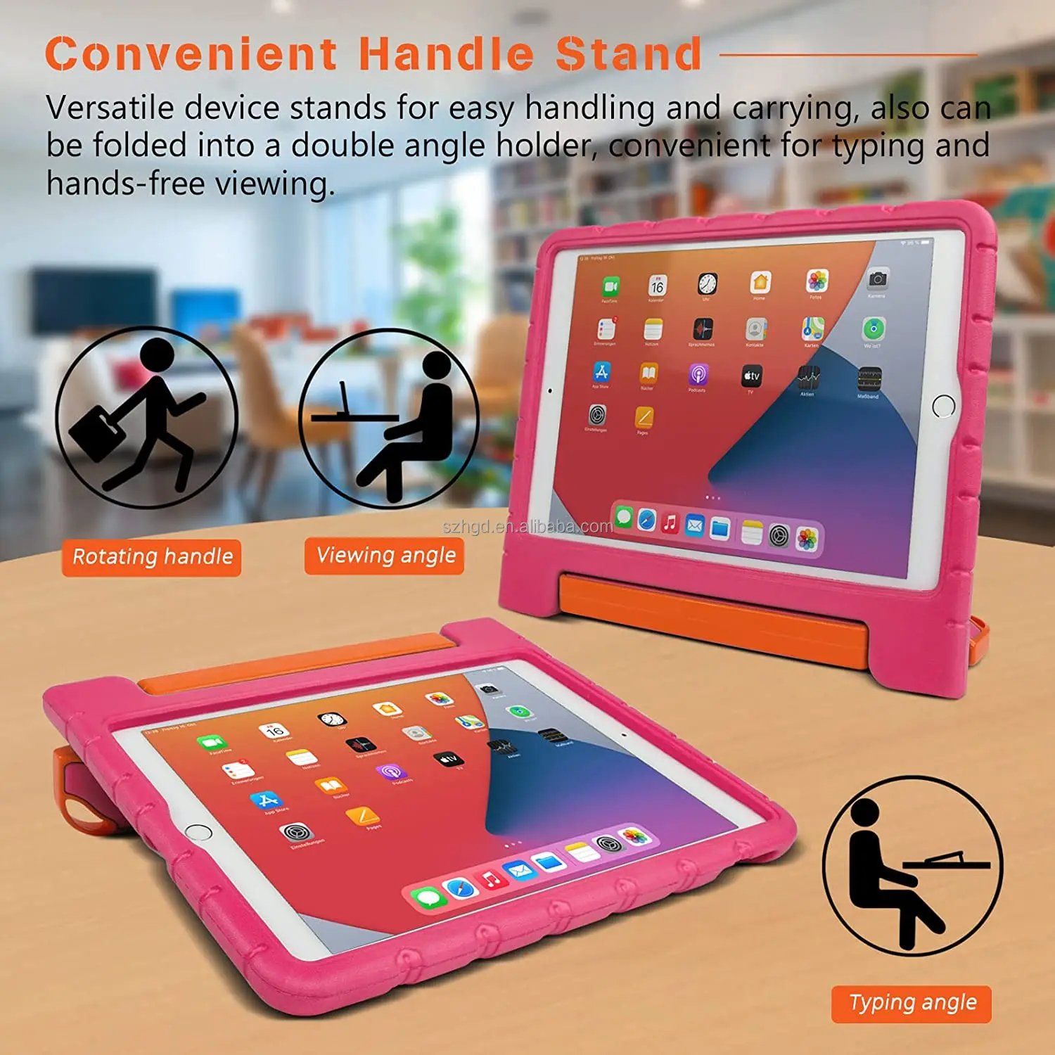 kids Soft Shockproof Stand Tablet EVA Cover Case For ipad 10th Generation 10.9 inch