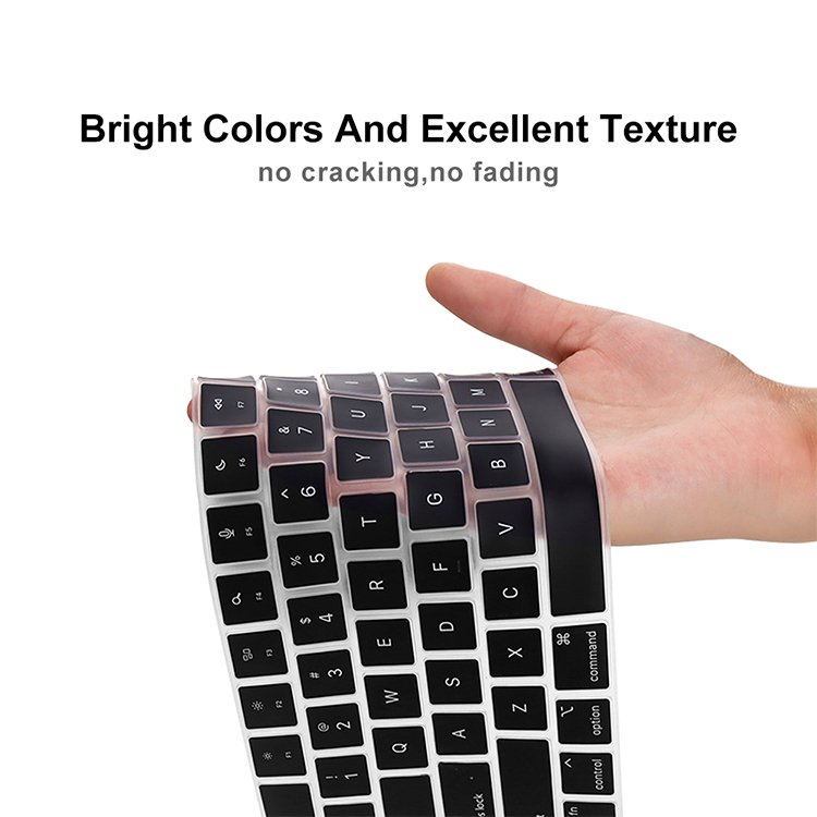 Multilingual Silicone Keyboard Cover For MacBook Pro 14.2 16.2 inch A2442 A2485