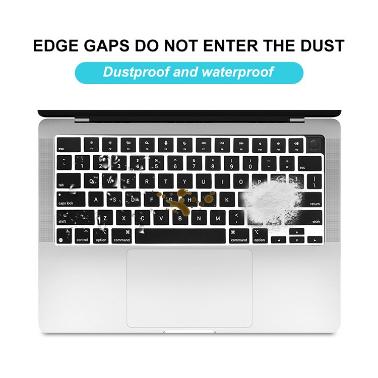Multilingual Silicone Keyboard Cover For MacBook Pro 14.2 16.2 inch A2442 A2485