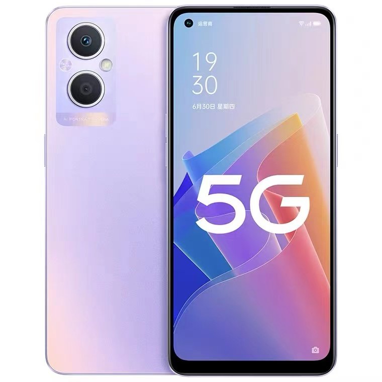 Original Oppo A96 5G Mobile Phone 6.43 Inches 8GB+128GB Snapdragon 695 Octa-Core Android 11 Camera 48.0MP 4500mAh Smartphone