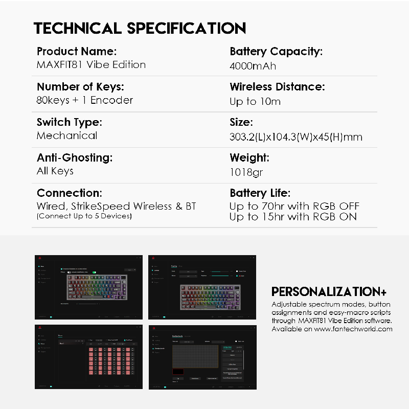 81key Wireless Mechanical Gaming Keyboard Kit Custom 2.4ghz Bt 5.2 Wired Rgb Hot Swap Keyboard Switches Diy Kit
