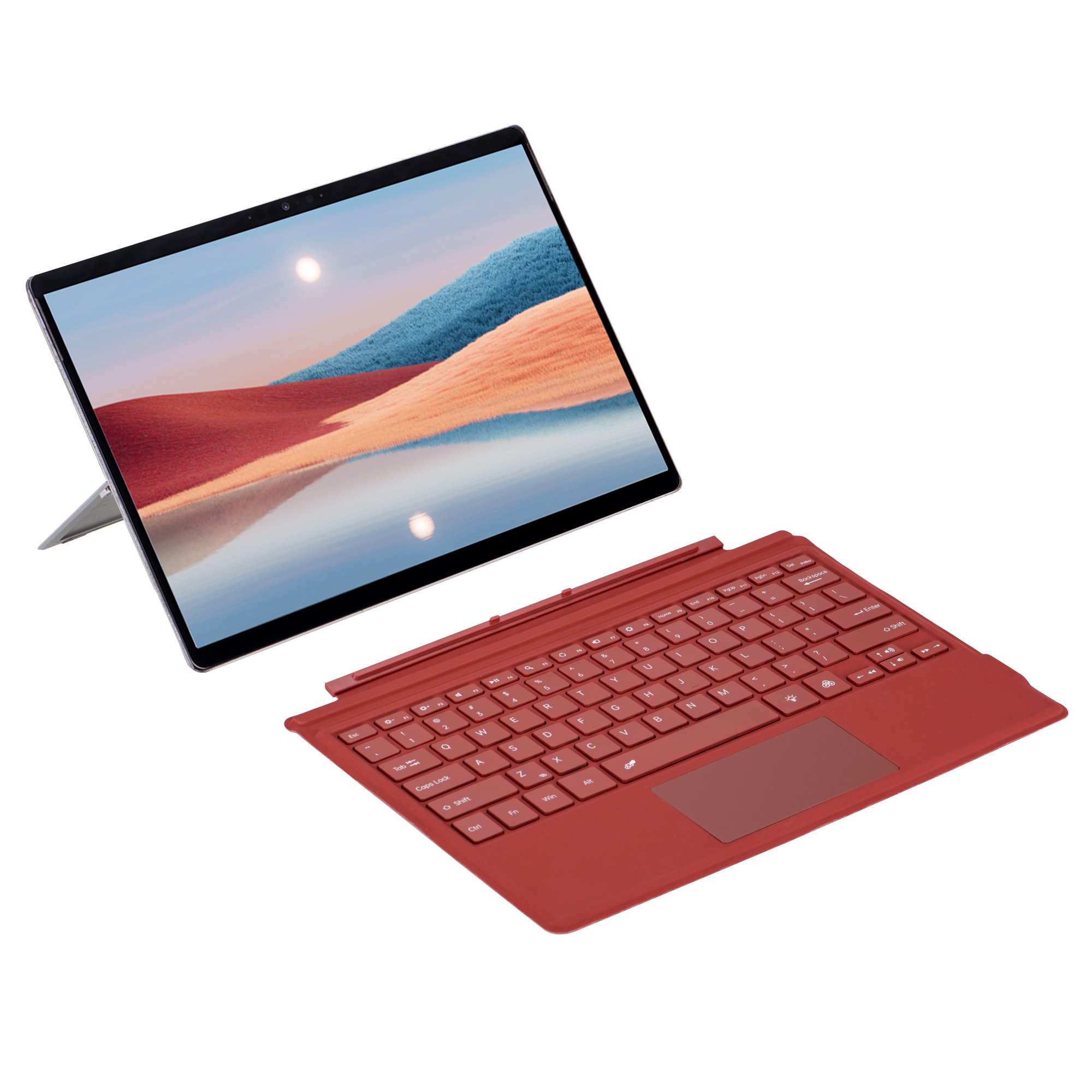 Wholesale High Stylish Ultra-Thin QWERTY Split Keyboard Cover for Surface Pro 7 Pro 3 Pro 4 Gaming Featuring Backlight Touchpad