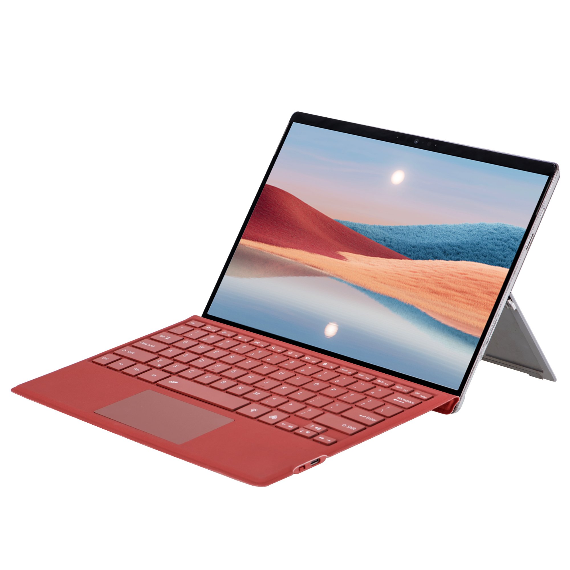 Wholesale High Stylish Ultra-Thin QWERTY Split Keyboard Cover for Surface Pro 7 Pro 3 Pro 4 Gaming Featuring Backlight Touchpad