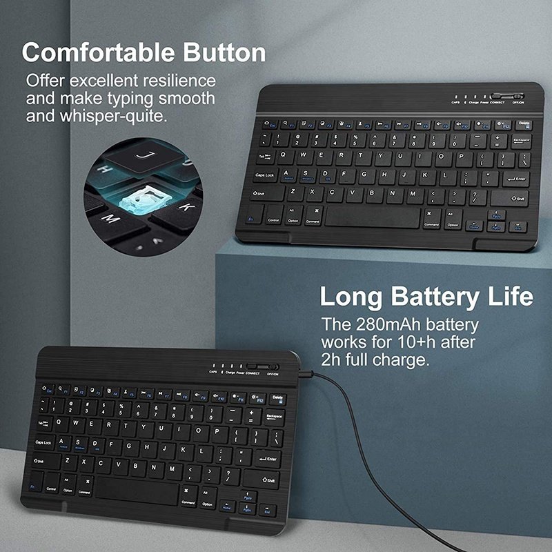 Detachable Keyboard Case for iPad Pro 11inch and keyboard cover for iPad 10.9inch (4th/3rd/2nd/1st 2022/2021/2020/2018)&Air 5/4