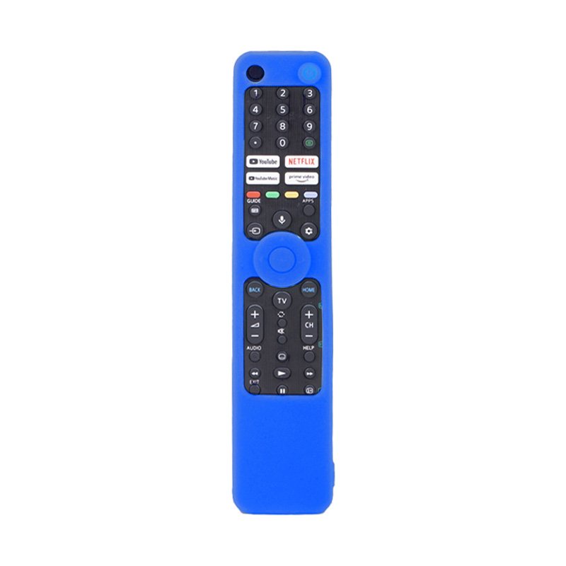 Button remote control cover sleeve for sony brand tvs Clear Silicone Case For Sony Smart Home TV Controller