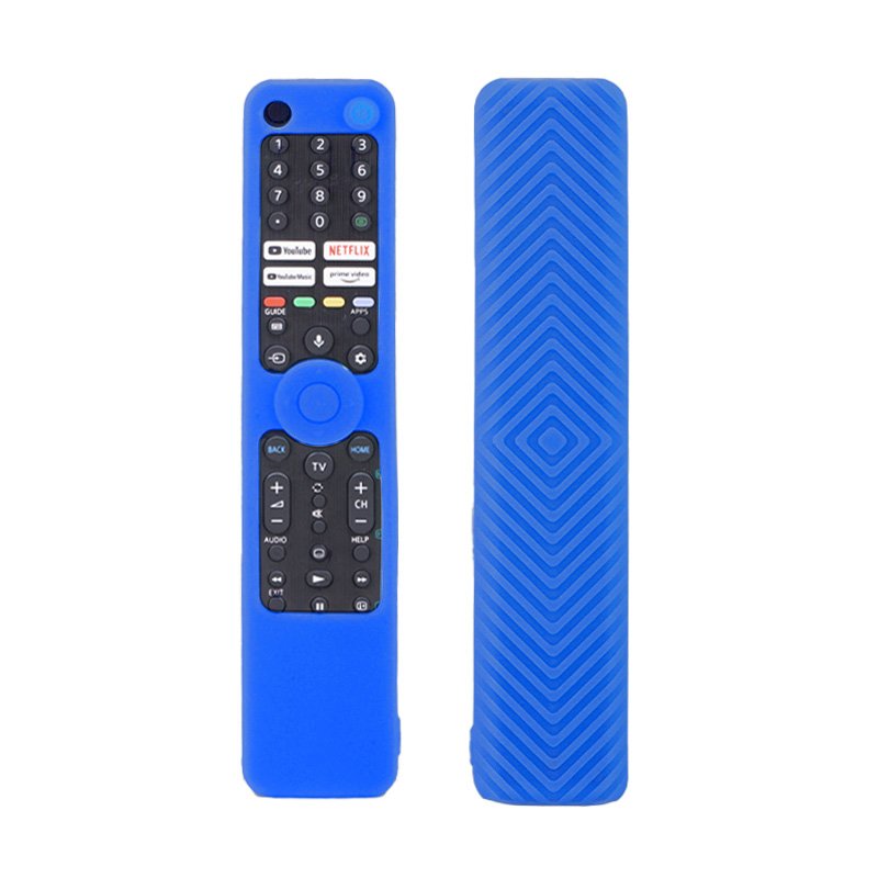 Button remote control cover sleeve for sony brand tvs Clear Silicone Case For Sony Smart Home TV Controller