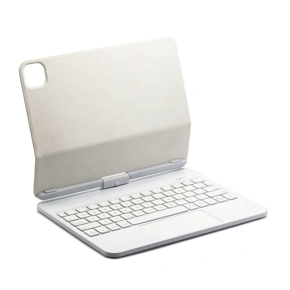 Magic Rotate Wireless BT Trackpad Keyboard Cover for iPad Air 4/5th Generation & iPad Pro 11 Inch Travel Backlight Case