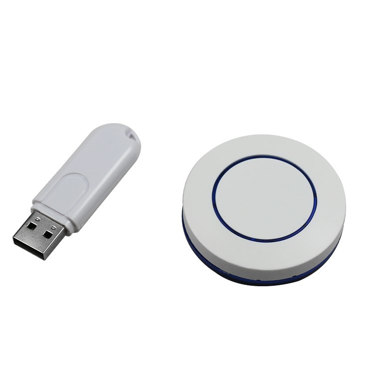 1 Key Round Mini Keypad Gaming Macro Key Programmable shortcut key Wireless Switch for PC Gaming Office Work HID