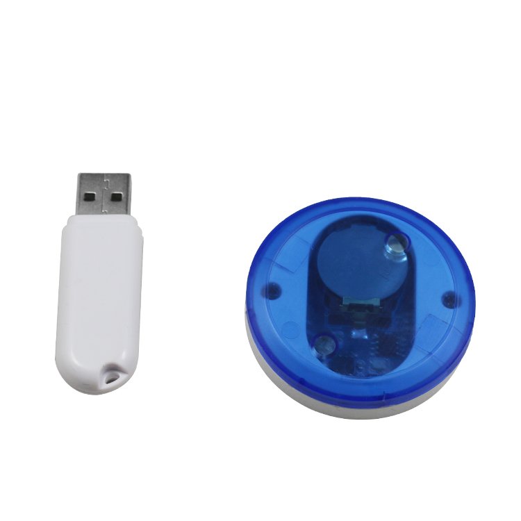 1 Key Round Mini Keypad Gaming Macro Key Programmable shortcut key Wireless Switch for PC Gaming Office Work HID