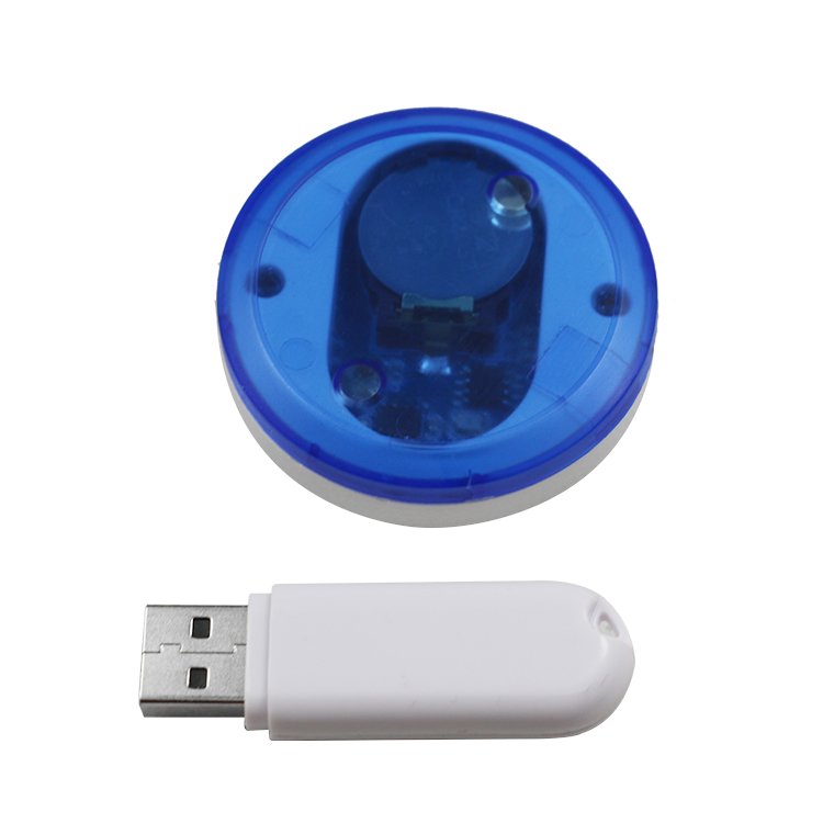 1 Key Round Mini Keypad Gaming Macro Key Programmable shortcut key Wireless Switch for PC Gaming Office Work HID