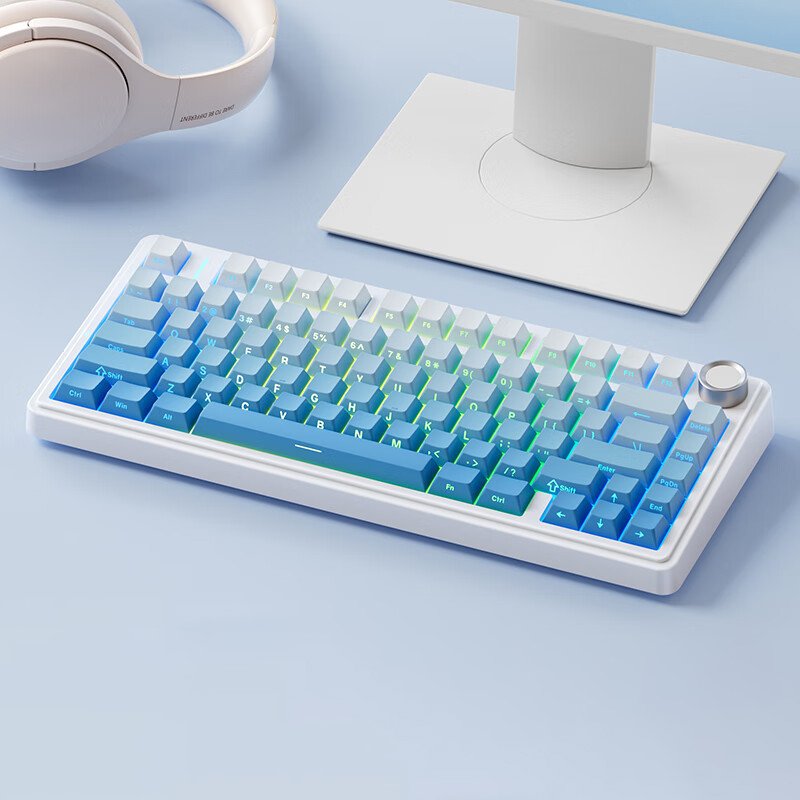 OEM F75 75% Gasket Gaming BT Wired 2.4G Wireless RGB Hot-swapped Mechanical keyboard