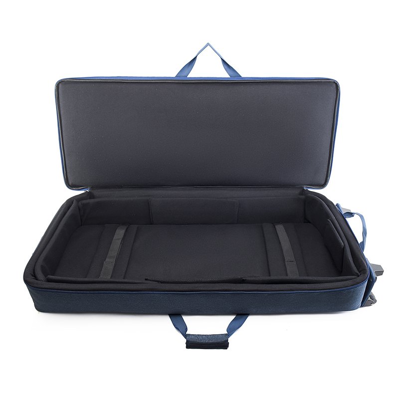 Custom Professional 61 Keys keyboard Bag With Removable Wheels keyboard Carry Soft Case Electronic Organ Trolley Gig Bag