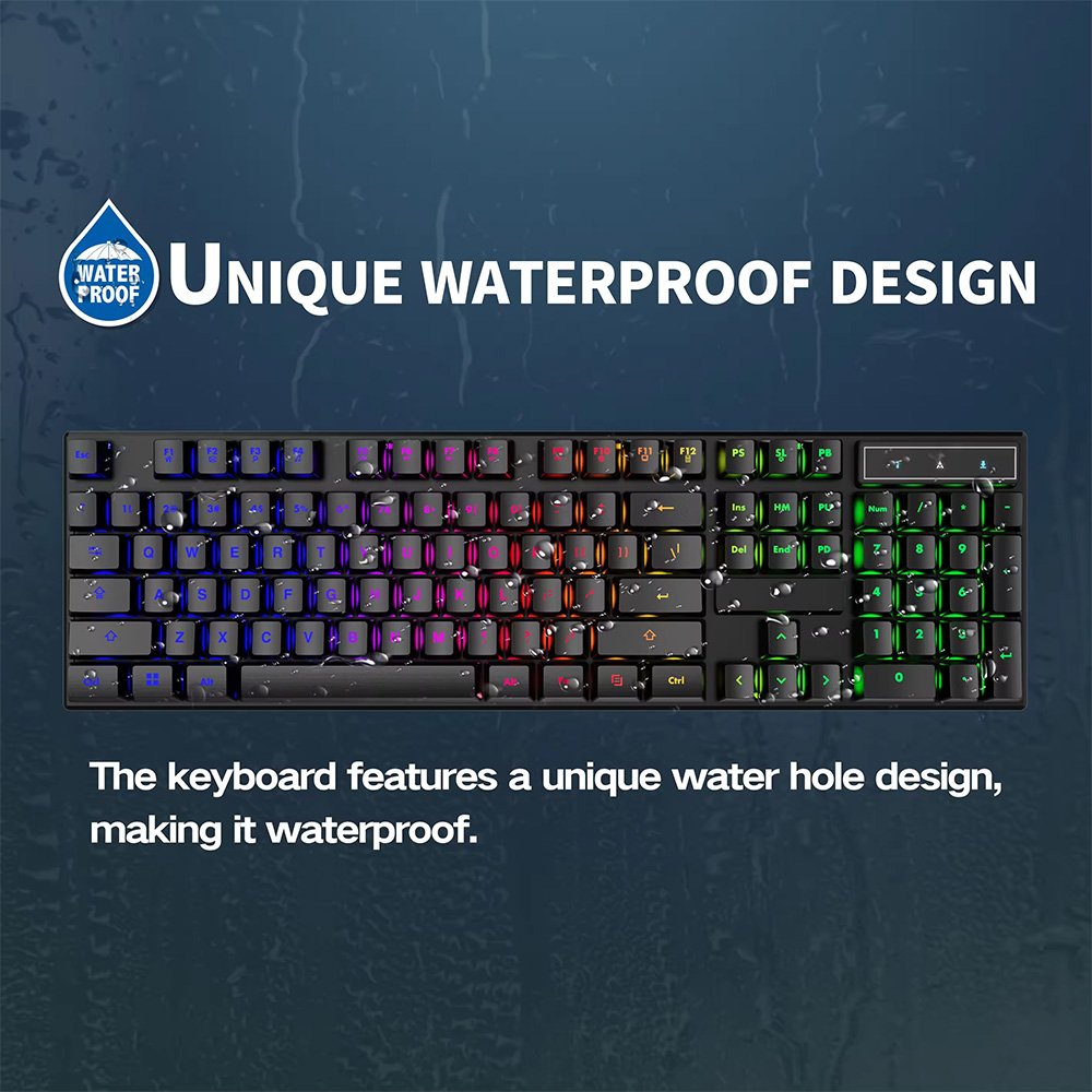 Gamer Keyboard Backlight Mechanical Feeling Keyboard With Full Size Computer Mouse Set USB Keyboard Taclados for Game