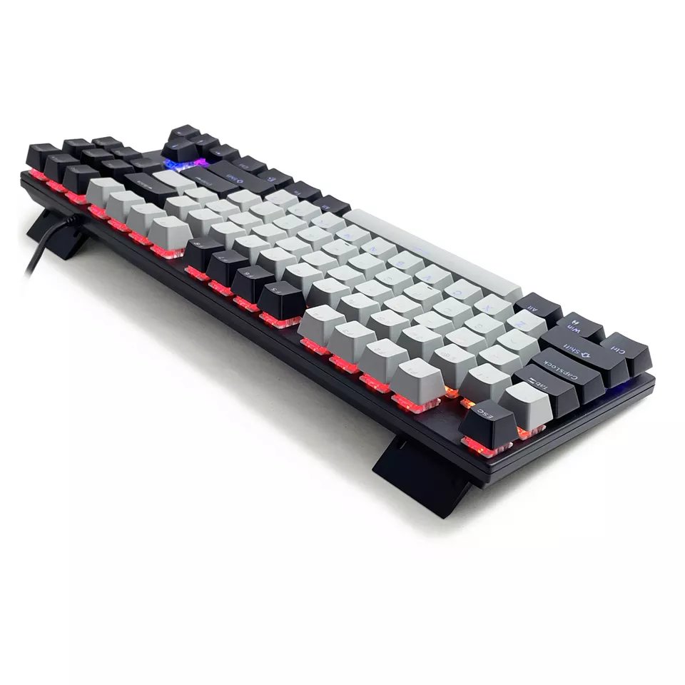 Hot Selling 87-keys Compact-size Multicolour LED-Backlit Mechanical Keyboard