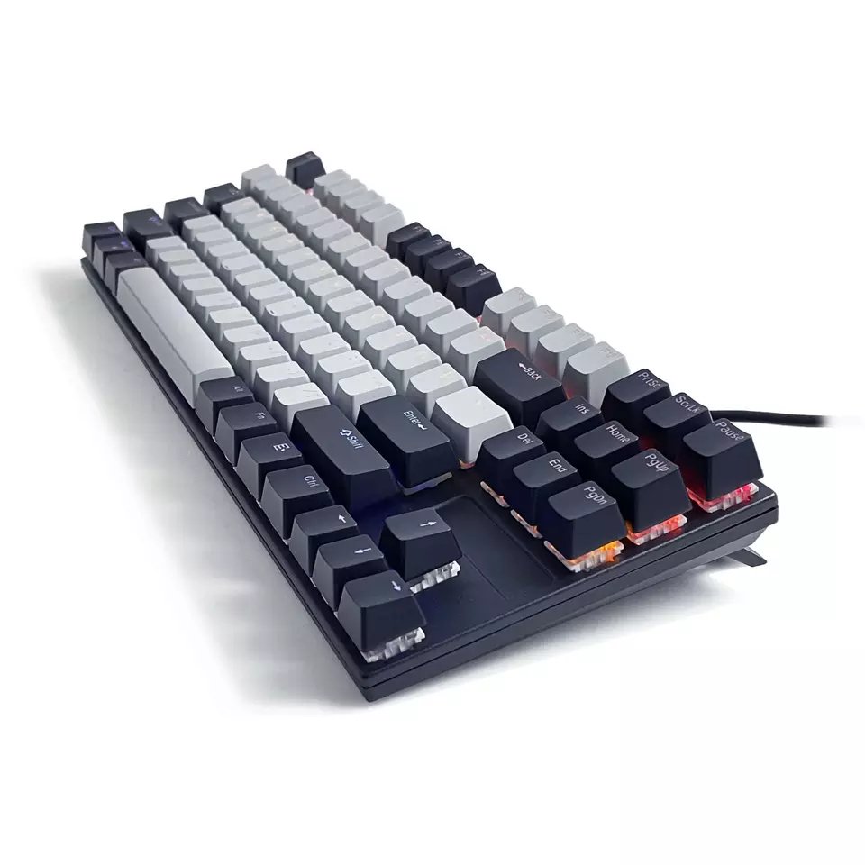 Hot Selling 87-keys Compact-size Multicolour LED-Backlit Mechanical Keyboard