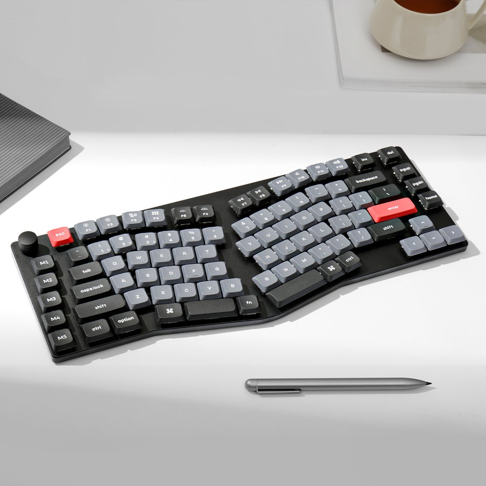 Keychron K15 Pro 75% Alice Layout Low Profile QMK/VIA Wireless Custom Mechanical Keyboard