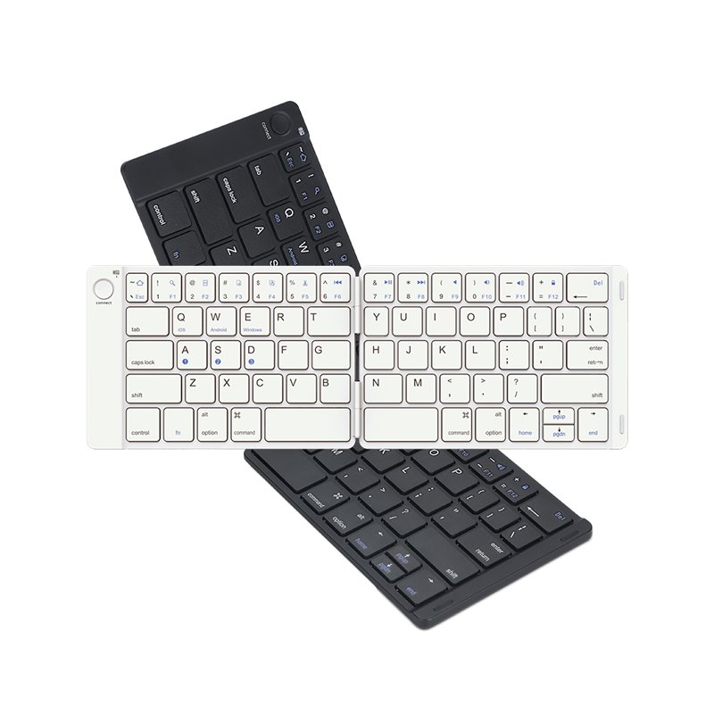 For Tablet Mouse Touchpad for Xiaomi TV Box B089T Black Layout Fold Keyboard Foldable Portable Mini Wireless Bluetooth Keyboards