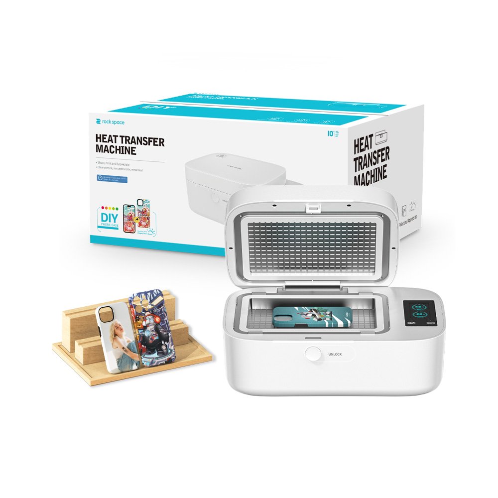 Rock Space MIni Mobile Cover Cell Phone Case Printing Machine 3D Sublimation Vacuum Heat Press Machine