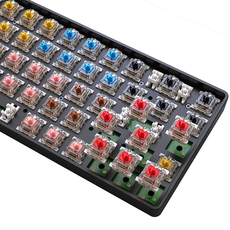 K68 Wireless Mechanical Keyboard 68 Keys Hotswap 2.4G/BT5.0 Dual-mode Mini Mechanical Gaming Keyboards