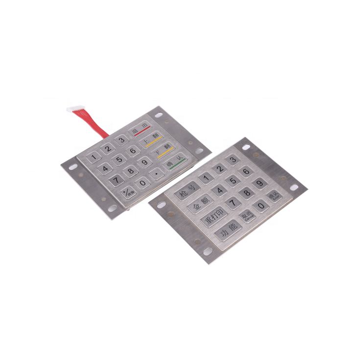 Customized LED PET Circuit Film Keyboard Metal Material Durable Switch Keyboard Factory