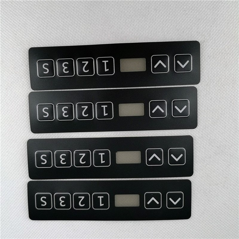 High Sales China Button Switch Embossed Button Film Control Panel